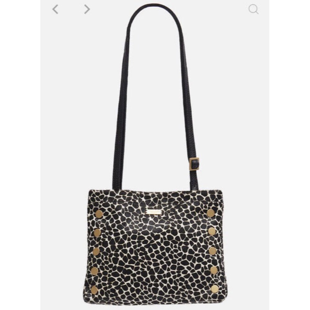 NWT Hammitt Duke Triple Compartment Dapple Calf Hair Crossbody $345